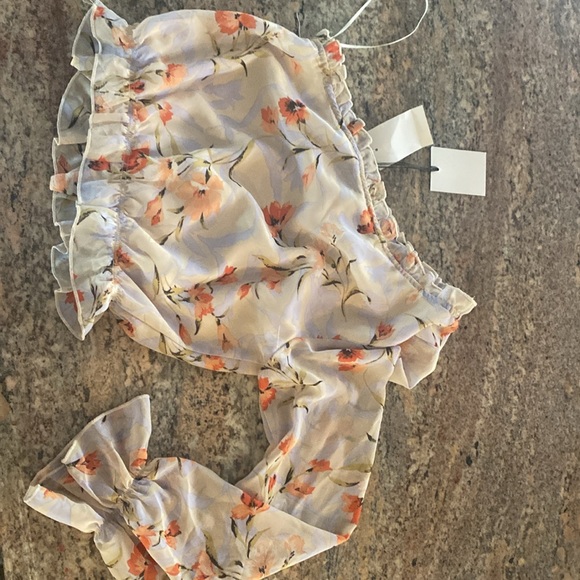 Code x mode off shoulder one sleeve crop top. New with tags. - Picture 6 of 6